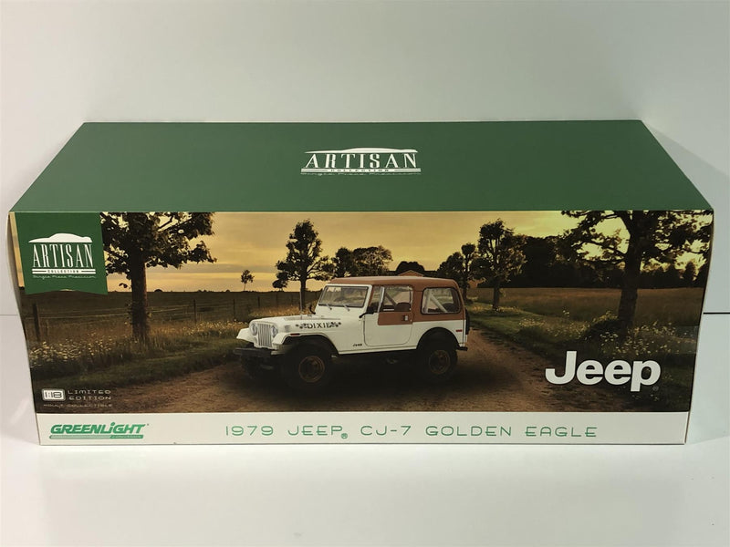 dixie's 1979 jeep cj7 dukes of hazzard 1:18 scale greenlight 19065 new