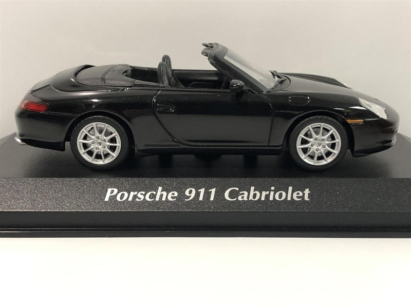 maxichamps 940061030 porsche 911 cabriolet 2001 black metallic 1:43 scale