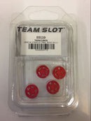 team slot e0110 lancia stratos rear wheel inserts red painted x 4