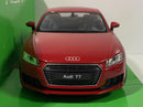 audi tt coupe 2014 red metallic 1:24 scale welly 24057r