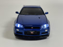 Nissan GT R34 V Spec II Blue RHD 1:32 Light & Sound Tayumo 32115011