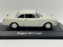 peugeot 404 coupe 1962 white 1:43 scale maxichamps 940112920