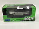 2020 Land Rover Defender Green White 1:26 Scale Welly 24110gw