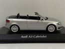 audi a3 cabriolet 2007 silver metallic 1:43 scale maxichamps 940017130