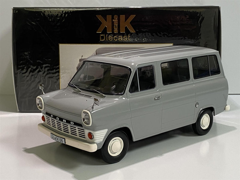 ford transit van 1965 light grey 1:18 scale kk scale 180461