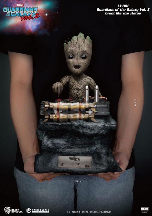 baby groot life size statue guardians of the galaxy 2 beast kingdom 081