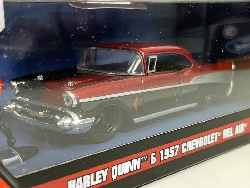 Harley Quinn and 1957 Chevrolet Bel Air 1:32 Scale Jada 253253014