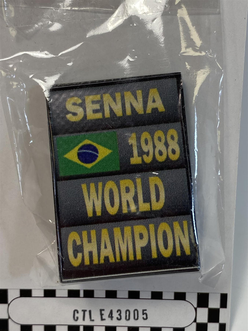 ayrton senna 1988 world champion f1 board signage 1:43 scale cartrix 43005
