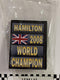 lewis hamilton world champion 2008 f1 board signage 1:43 cartrix ha143