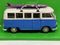 1963 Volkswagen T1 Bus Blue With Surfboard 1:24 Scale Welly 22095SBW