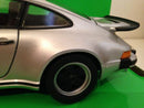 porsche 911 turbo 3.0 silver 1974 welly 1:24 scale 24043s new