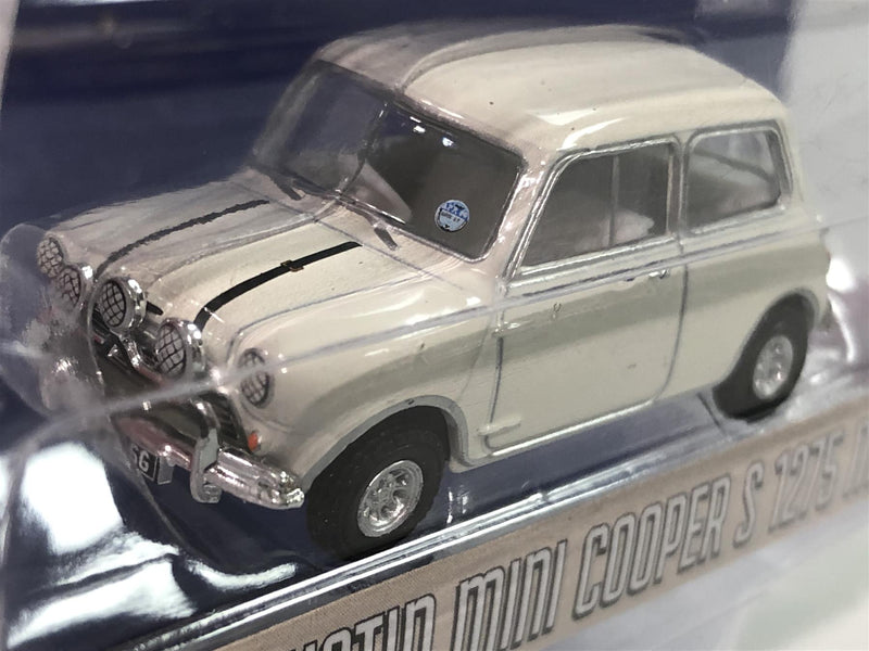 the italian job 1969 movie 1967 mini cooper s 1275 white 1:64 greenlight 44880c