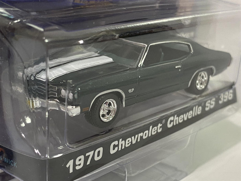 Modellauto Chevrolet Chevelle SS 396 1970 John Wick grün metallic Modellauto 1:43 Greenlight Modellauto Chevrolet Chevelle SS 396 1970 John Wick grün metallic Modellauto 1:43 Greenlight