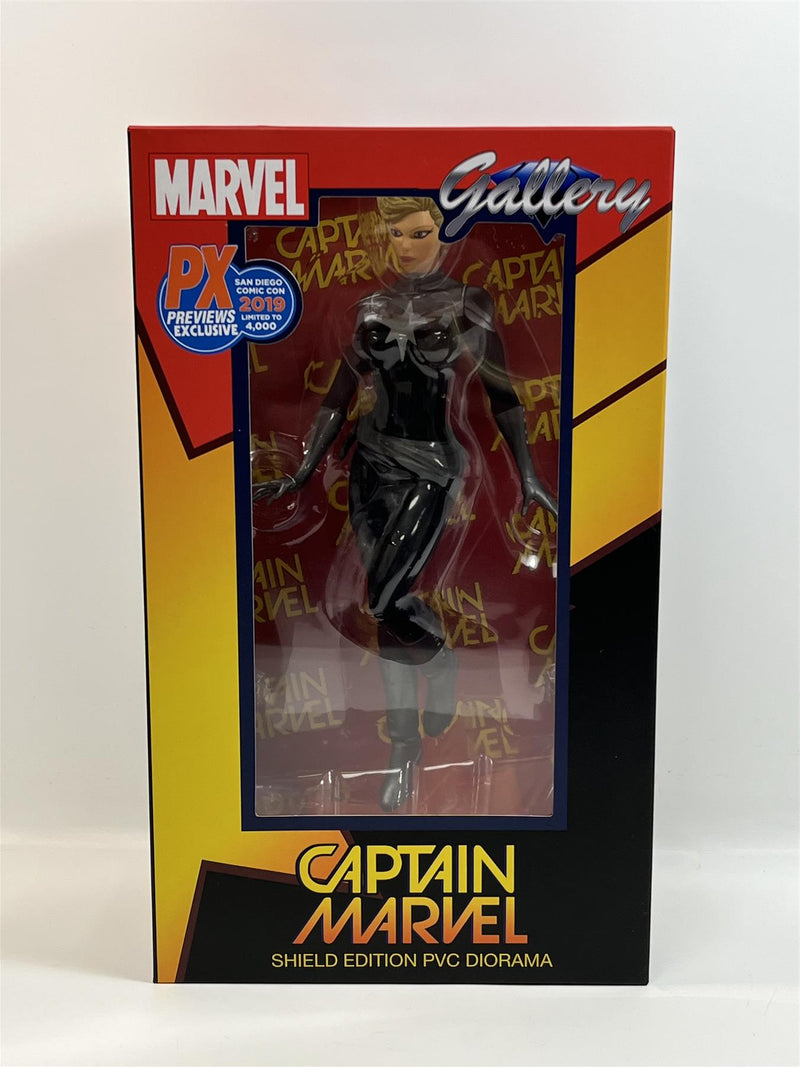 Captain Marvel Carol Danvers Shield Edition PVC Diorama Limited 10 Inch Figure