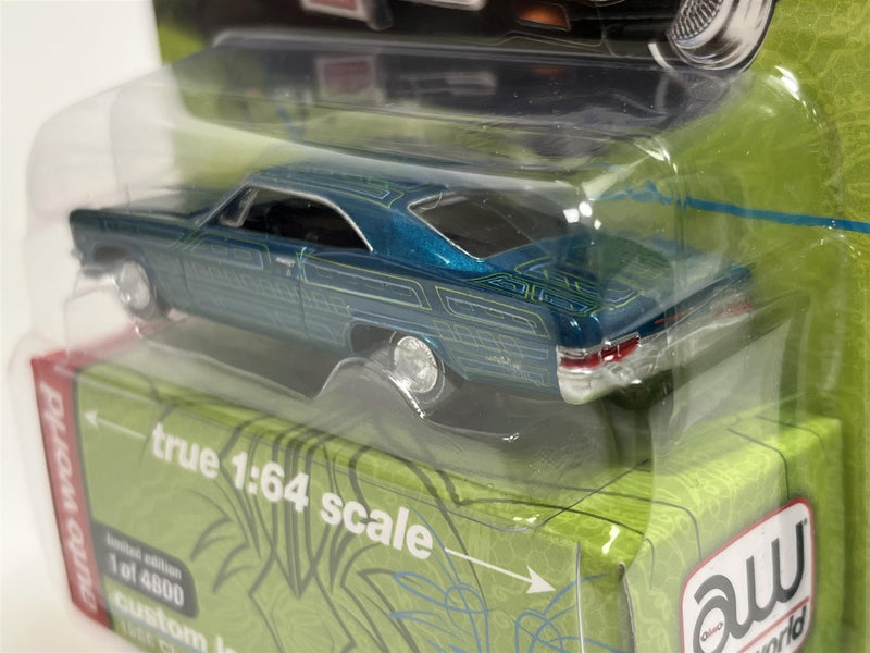 Custom Lowriders 1966  Chevy Impala SS 1:64 Scale AutoWorld CP7740