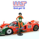 grid girl pit girls track side scenery pit lane unpainted figure gg15