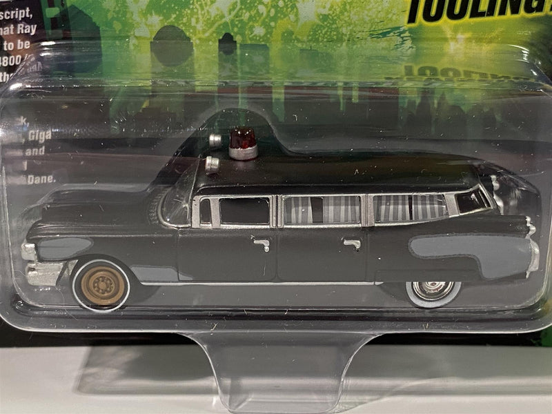 ghostbusters 1959 pre ecto cadillac ambulance black johnny lightning jlss005