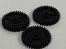 scalextric black spur gears x 3 new