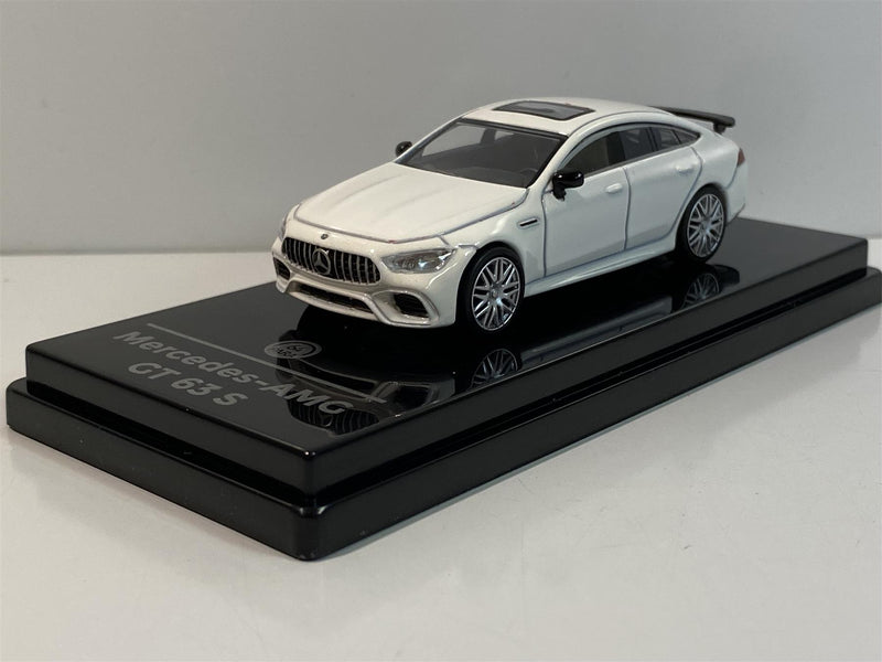 mercedes amg gt 63 s white 1:64 scale paragon 55284l