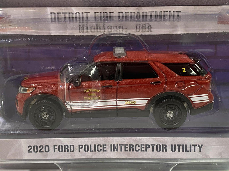 2020 ford police interceptor utility 1:64 scale greenlight 30257