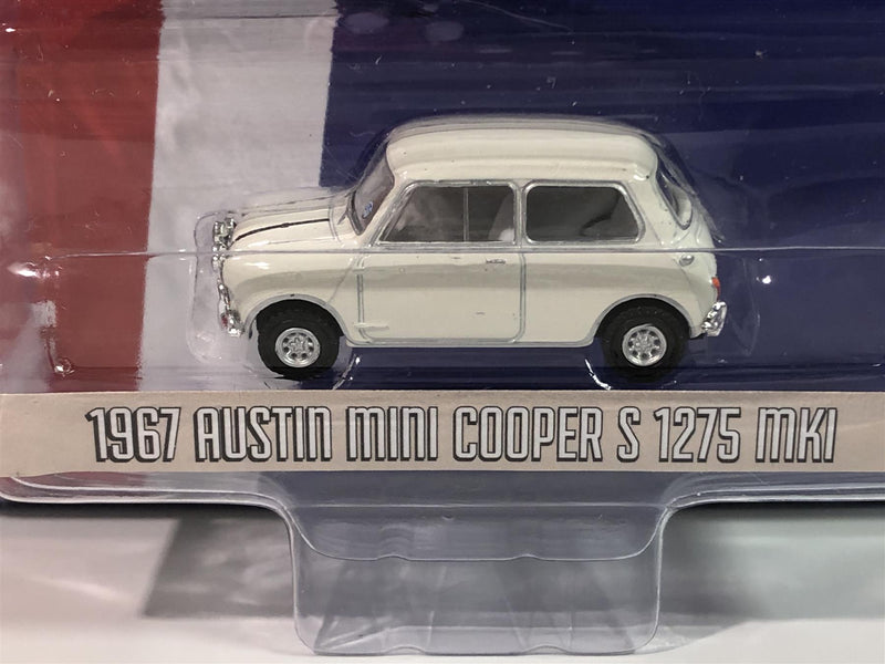 the italian job 1969 movie 1967 mini cooper s 1275 white 1:64 greenlight 44880c