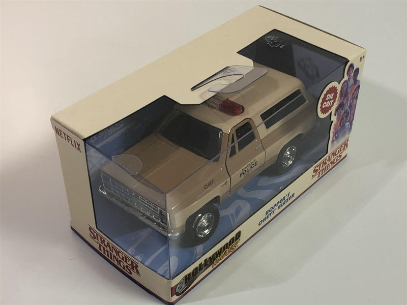 stranger things hoppers chevy blazer 1:32 scale jada 31114 boxed