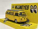 VW Volkswagen T2 Van Mooneyes Yellow 1:64 Scale Tarmac Works Schuco 010ME1