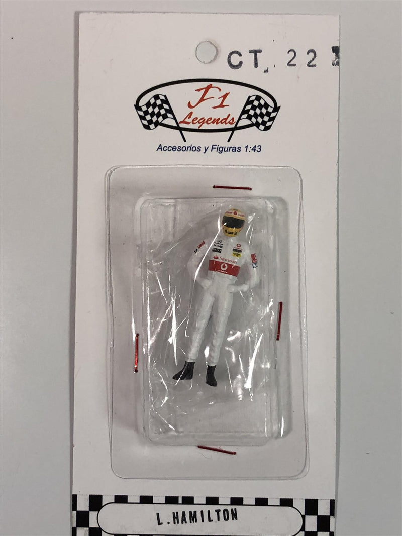 lewis hamilton 2008 1:43 scale racing figure cartrix ct22