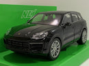 porsche cayenne turbo black  1:24 scale welly 24092blk