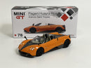 Pagani Huayra Roadster Arancio Saint Topez RHD 1:64 Scale Mini GT MGT00078R