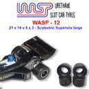 urethane slot car tyresﾠx 4 wasp 12 21 x 14 x 5 x 3 multi brand fit
