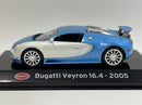 bugatti veyron blue white 2005 supercar collection 1:43 scale scbugatti