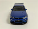 Nissan GT R34 V Spec II RHD Blue 1:36 Scale Tayumo 36115211