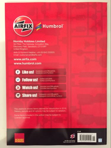 airfix a78194 2016 yearbook full range special offer