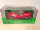 mercedes sl 500 (r231) red 2012  1:24 scale welly 24041r new