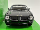 1972 Pontiac Firebird Trans AM Black 1:24 Scale Welly 24075B