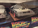 back to the future trilogy set welly 224003 new 1:24 scale