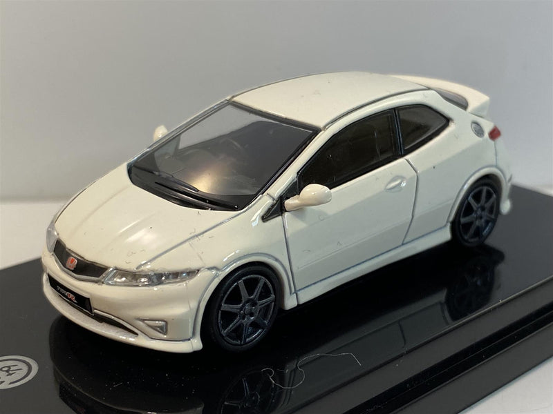 honda civic type r champion white fn2 euro 1:64 scale paragon 65329r