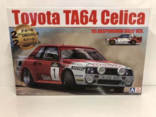 1985 toyota ta64 haspengouw rally belga and marlboro 1:24 kit beemax