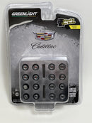 Cadillac Wheel and Tyre Packs Series 7 4 sets 1:64 Scale Greenlight 16170B