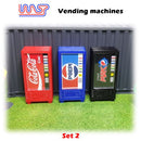 slot car scenery drink vending machine set of 3 1:32 scale wasp