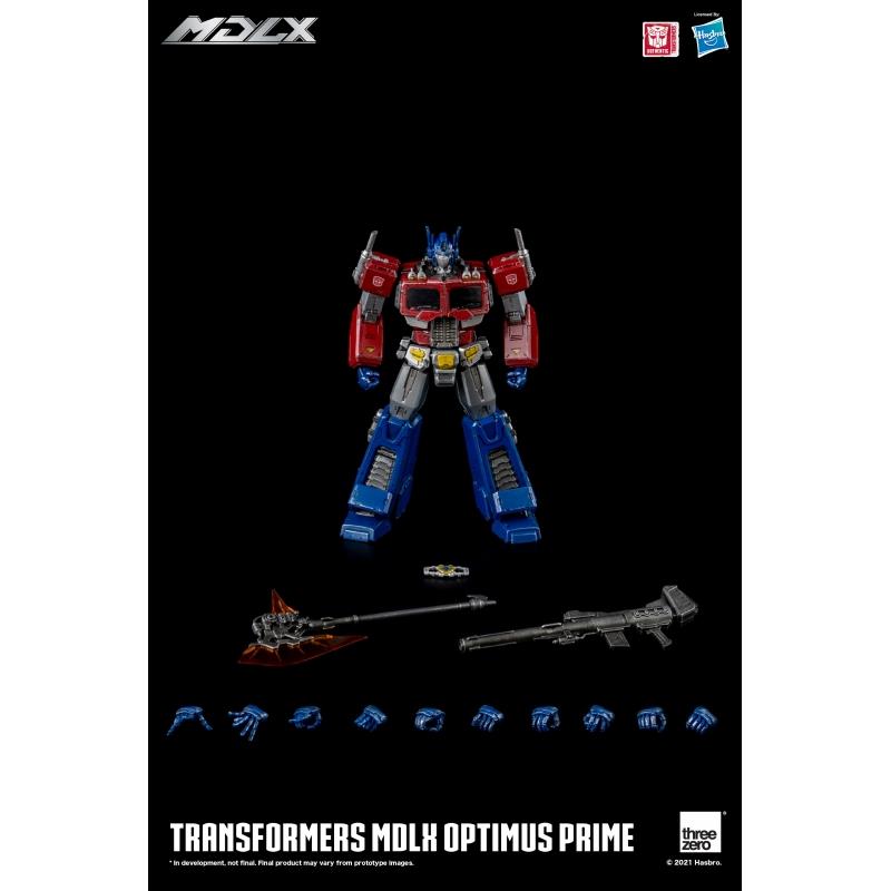 transformers mdlx optimus prime diecast figure 7 inch threezero tz02830