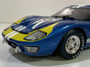 shelby collectibles 416 1966 ford gt-40 mk ii blue m andretti l bianchi 1:18 scale