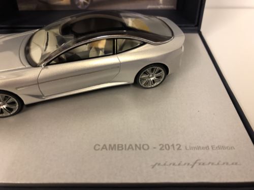 cambiano silver limited edition 1:43 scale la mini miniera lmmpf001