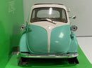 bmw isetta green white 1:18 scale welly 24096