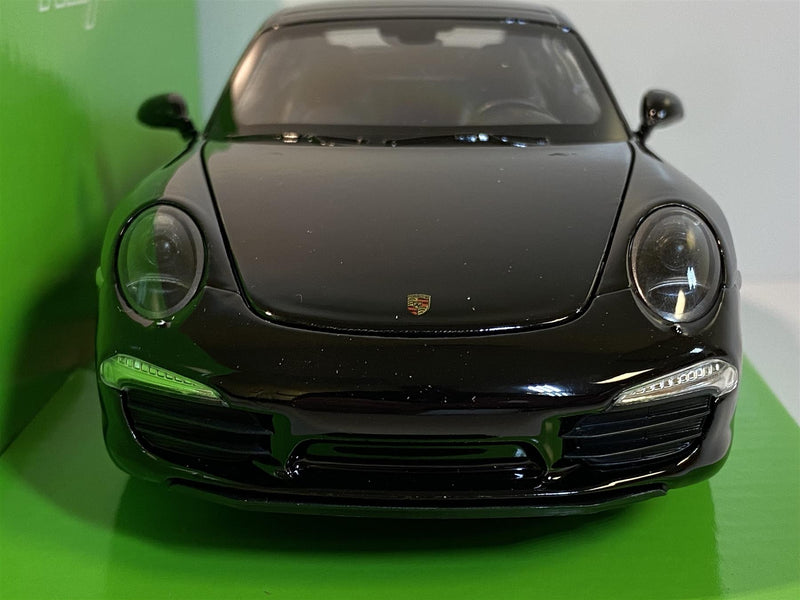 porsche 911 carrera s black 1:24 scale welly 24040bk