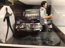 elvis presley figure and 1956 cadillac eldorado 1:24 scale jada 30985