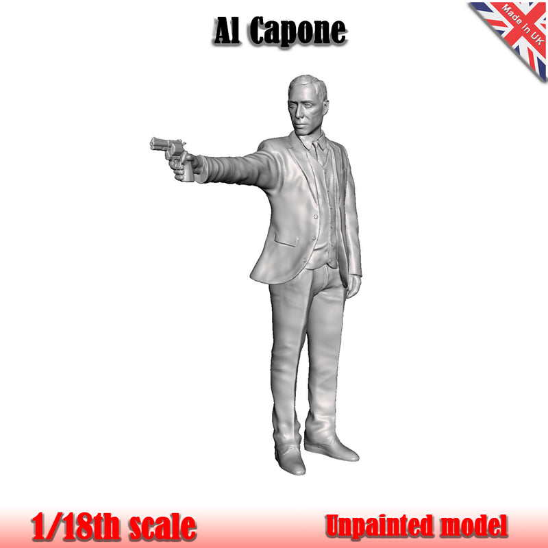 Al Capone Unpainted Figure 1:18 Scale Wasp Al Cap