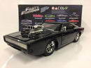 fast and furious doms dodge charger 1970 black 1:24 scale jada