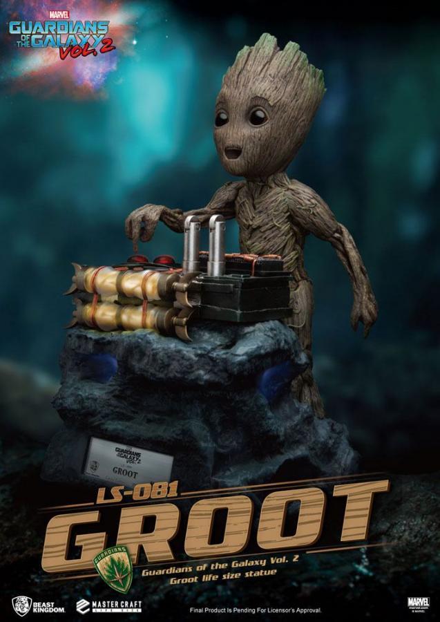 baby groot life size statue guardians of the galaxy 2 beast kingdom 081
